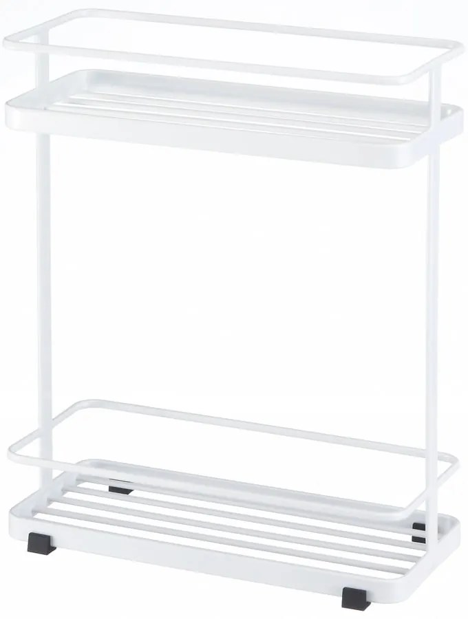 Бял двуетажен органайзер Yamazaki Tower - YAMAZAKI