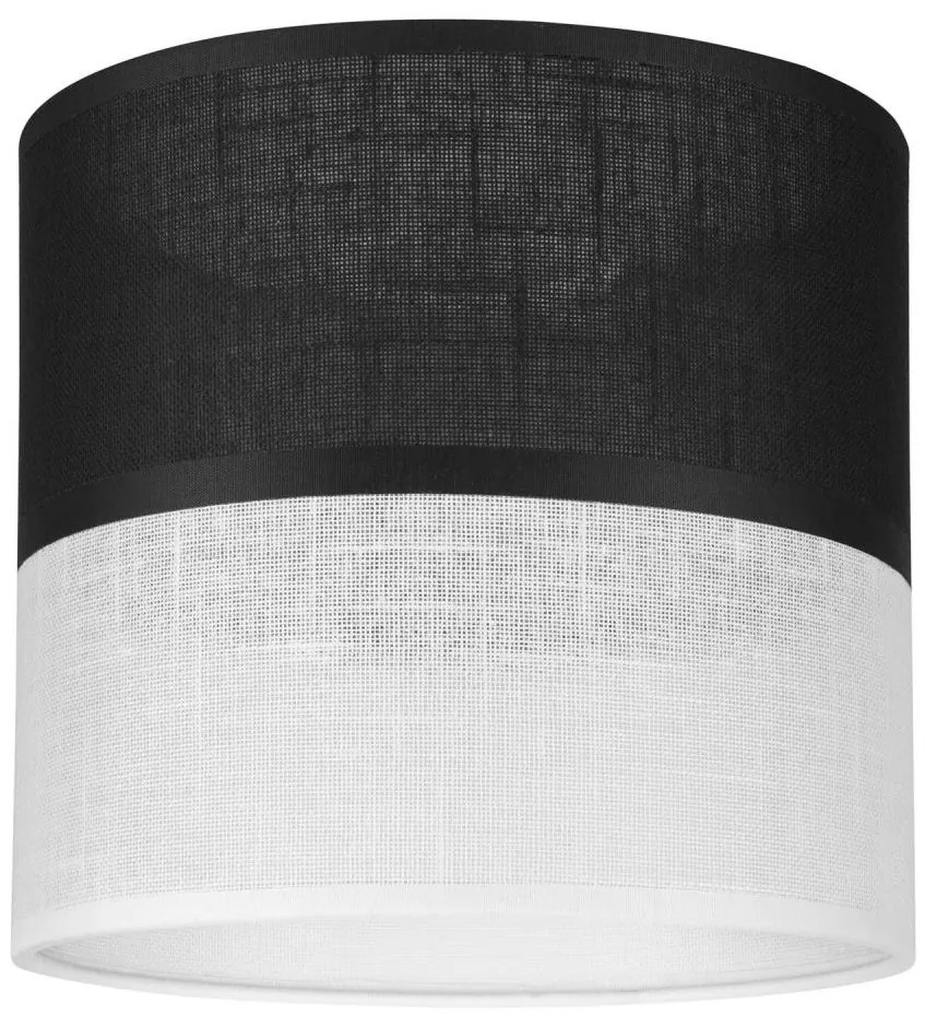 Резервен абажур ANDREA E27 пр. 16 см черно/бяло