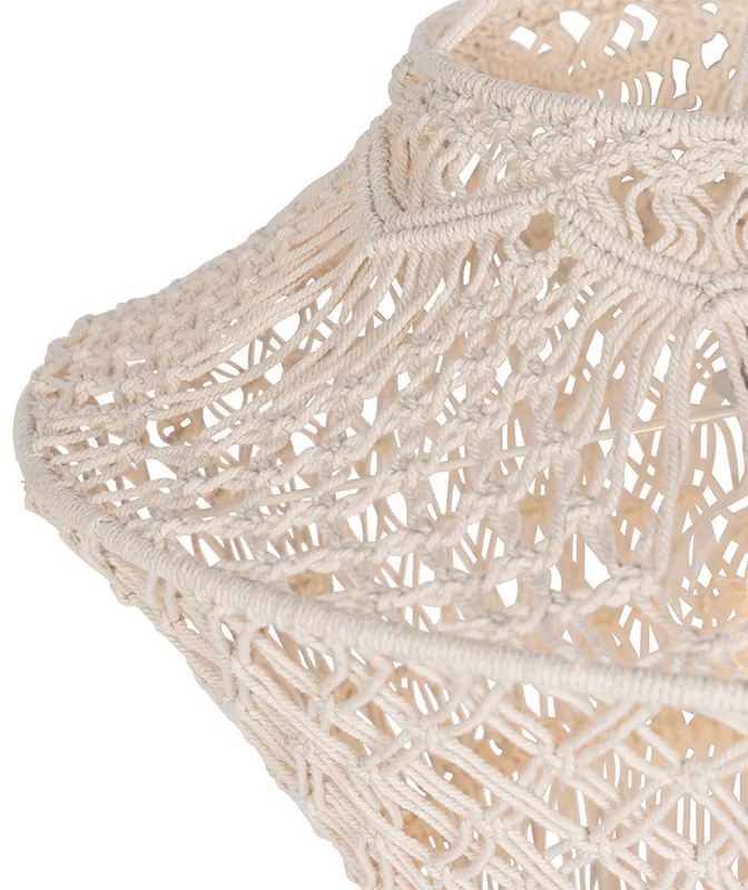 Абажур за лампа макраме натурален 90 см