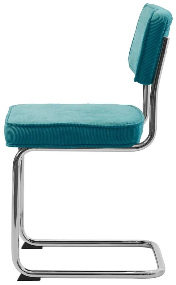 Тюркоаз велурен трапезен стол Rupert – Unique Furniture