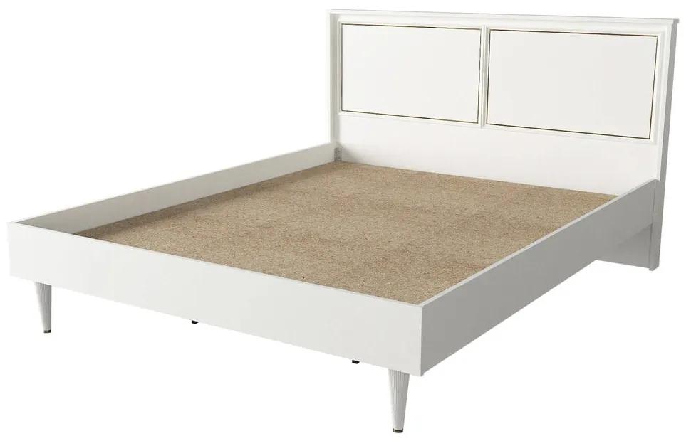 Бяло двойно легло 160x200 cm Ravenna - Kalune Design