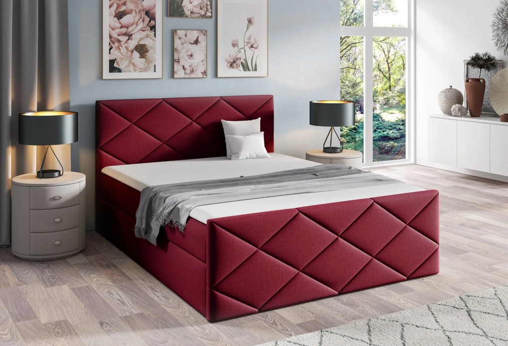 Тапицирано легло Herkules-Korali-120 x 200