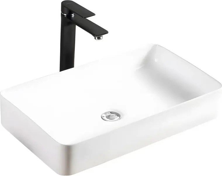REA-U4800 - Мивка за плот DENIS 35x61,5 cm керамика/бял гланц