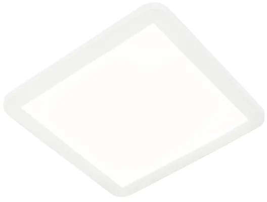 Таванна лампа бяла 30 см с LED 3-степенен димер IP44 - Steve