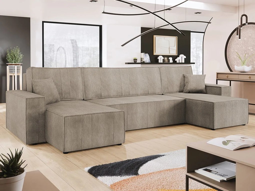 Ъглов диван Karla U-Kafe Anoixto