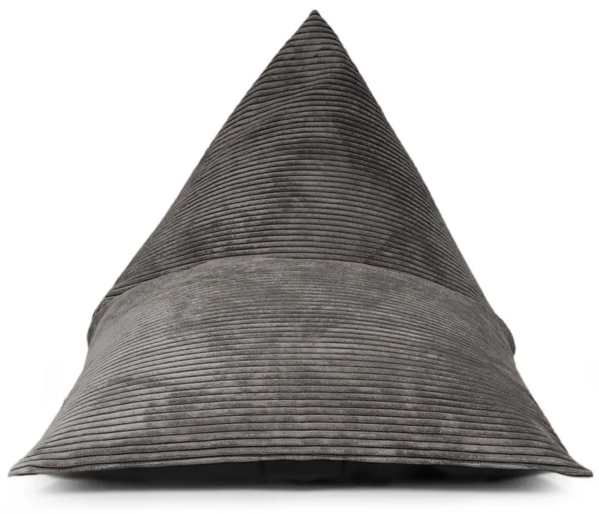 Детски пуф от рипсено кадифе в тухлен цвят Razzy – SLOWDOWN