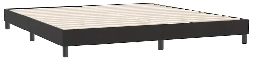 4101369 vidaXL Рамка за легло без матрак черна 180x210 cm Кадифе