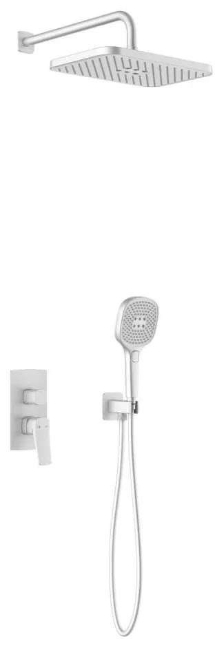KFA Armatura 4529-501-44 - Душ комплект с вграден смесител MALAGA, бял