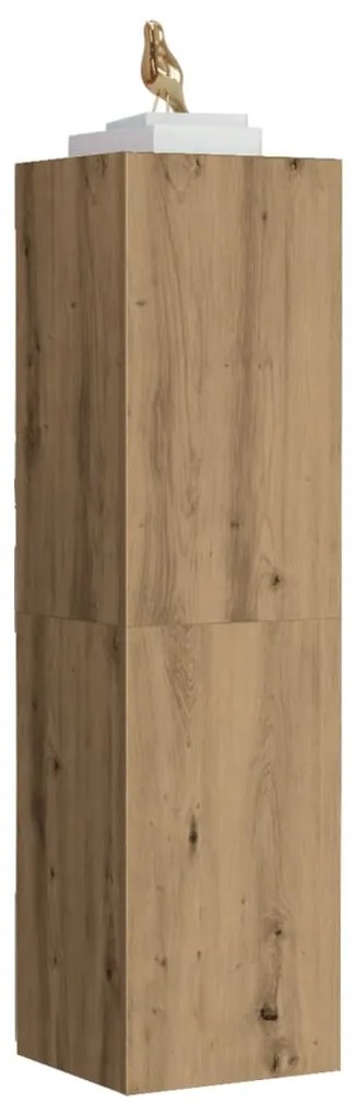 856400 vidaXL ТВ шкаф Artisan Oak 30,5x30x110 cm Инженерна дървесина