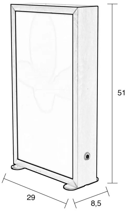 Черна подова лампа Grow - Zuiver