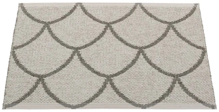 Сив килим за открито и закрито 70x50 cm Kotte Charcoal – Pappelina