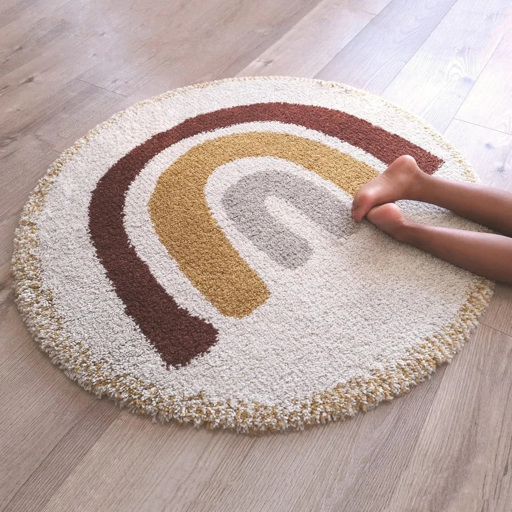 Детски килим, ø 120 cm Bohemian Rainbow - Nattiot