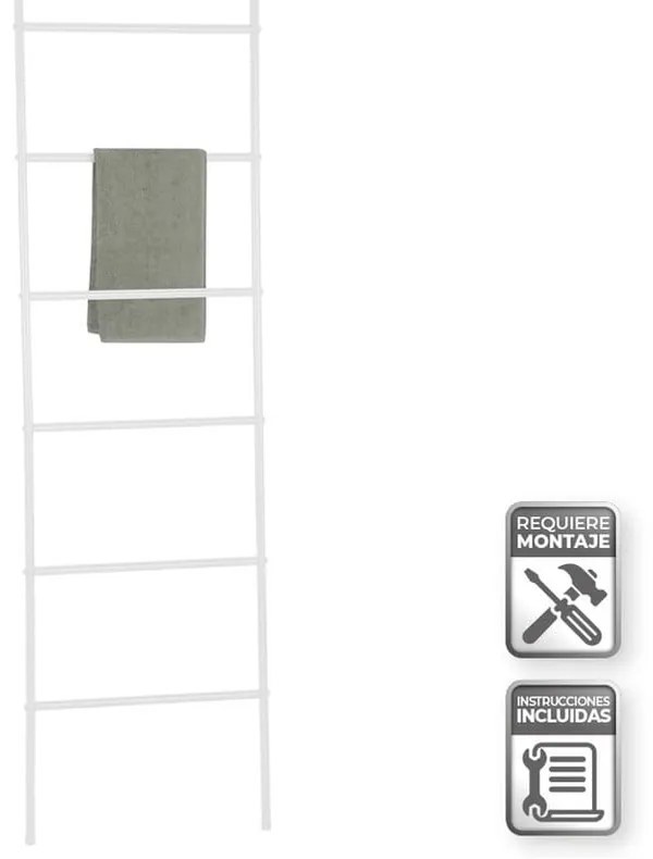 Бяла стълба за кърпи – Casa Selección