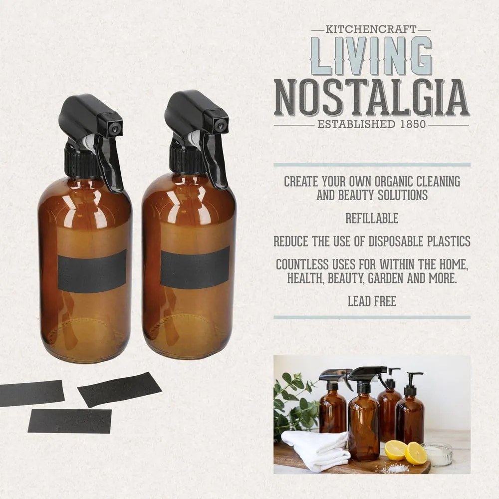 Бутилки за почистващи препарати в комплект 2 бр. Living Nostalgia – Kitchen Craft