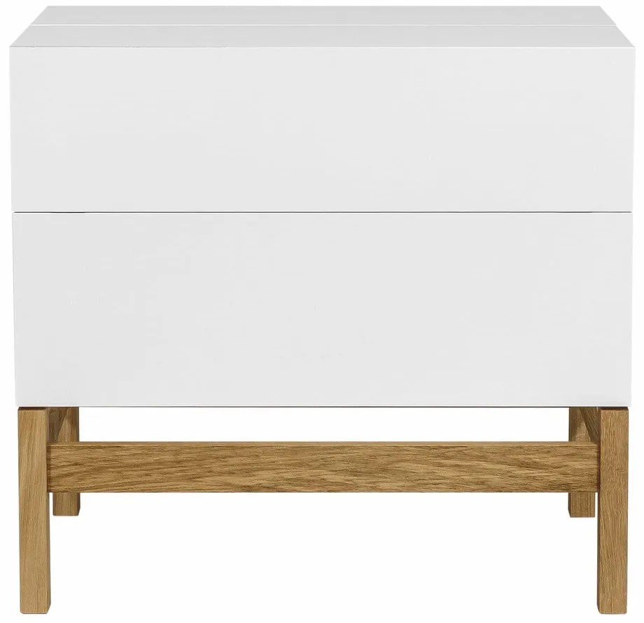 Шкаф за вино в бял/естествен цвят 75x70 cm Grande - Woodman