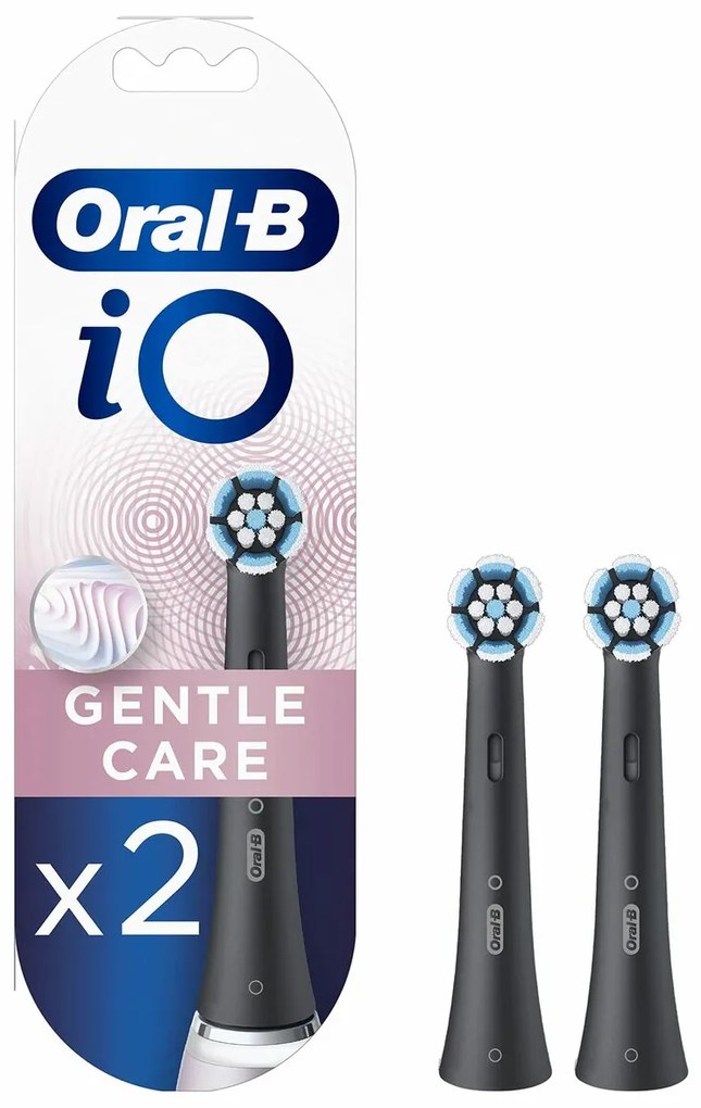 Части за електрическа четка за зъби Oral-B IO Черен 2 uds 2 броя