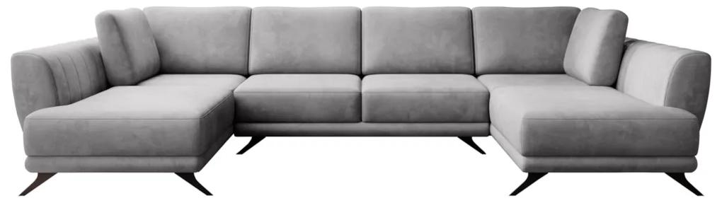 Разтегателен диван в П-образна форма CORAL, 362x90x191, nube 03
