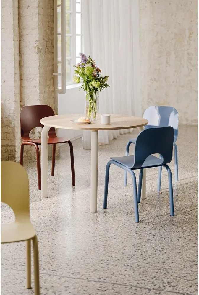 Червен трапезен стол Atto – noo.ma