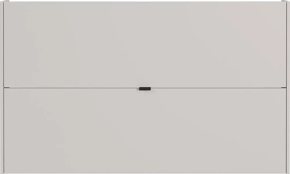 Кремава накланяща се/висяща стойка за обувки от декор от дъб 140x83x18 cm Ameca – Germania