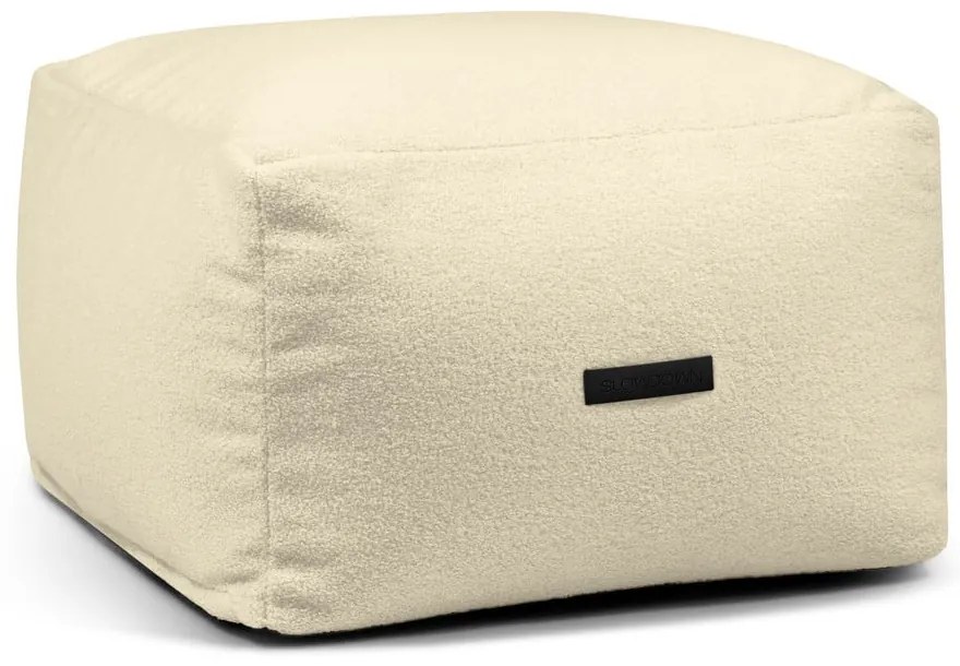 Кремав пуф от букле Softbox MooG – SLOWDOWN