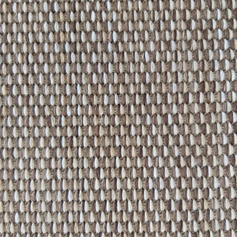 Семпъл и практичен гладък кафяв килим Ширина: 80 см | Дължина: 150 см