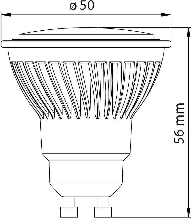LED крушка VIVALUX FORCE LED, 10W, GU10, 4000К