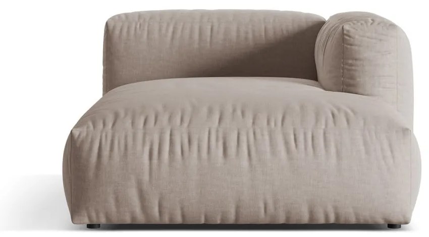 Бежов модул за диван (десен ъгъл) Martina – Micadoni Home