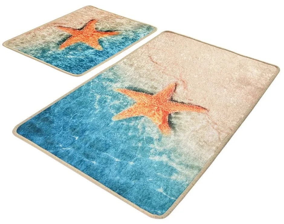 Килими за баня в комплект от 2 бр. 60x100 cm Stella – Foutastic