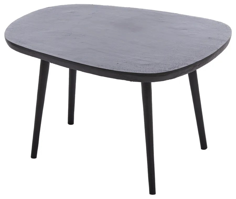 Черна метална масичка за кафе 53x64 cm Puno – Light & Living