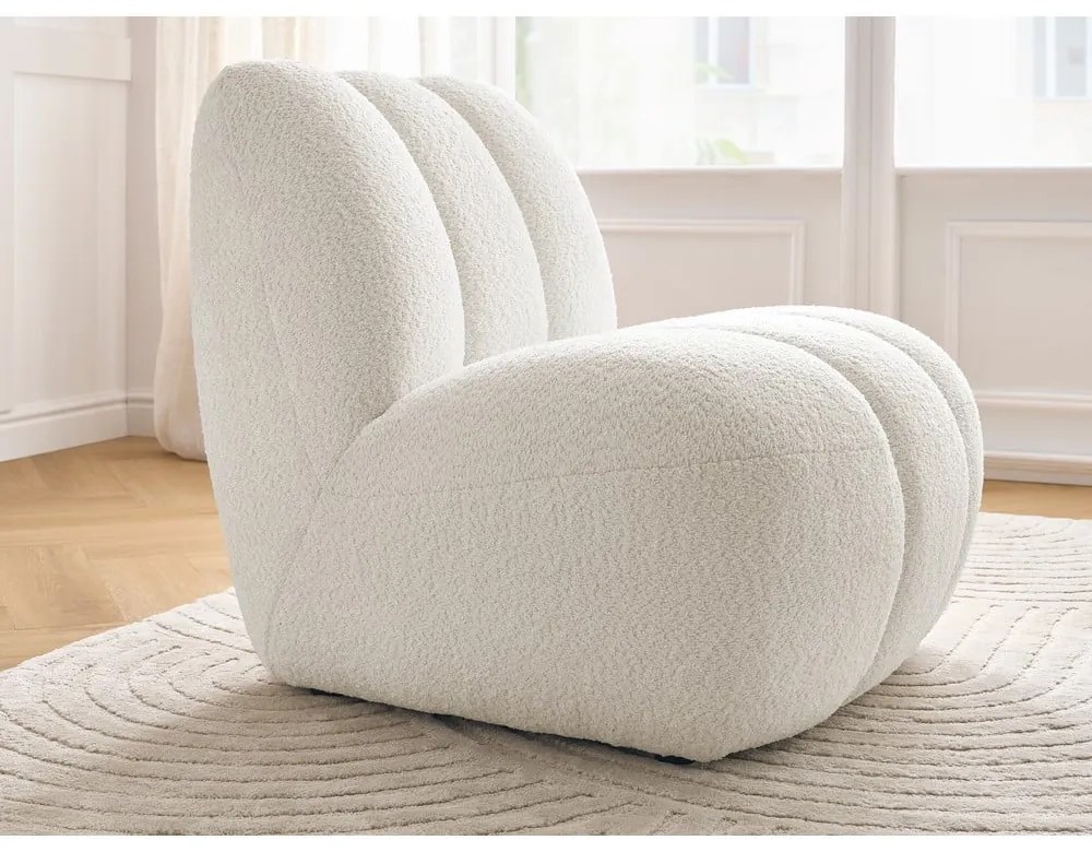 Бяло кресло от прежда с примки от букле Janissaire – Bobochic Paris