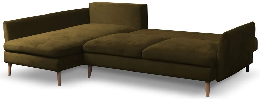 Ъглов диван Camille-Right-Mustard