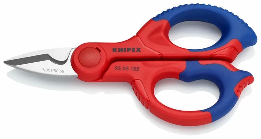 Ножици за Електротехник Knipex 9505155sb 130 x 32 x 155 mm Фибростъкло Неръждаема стомана