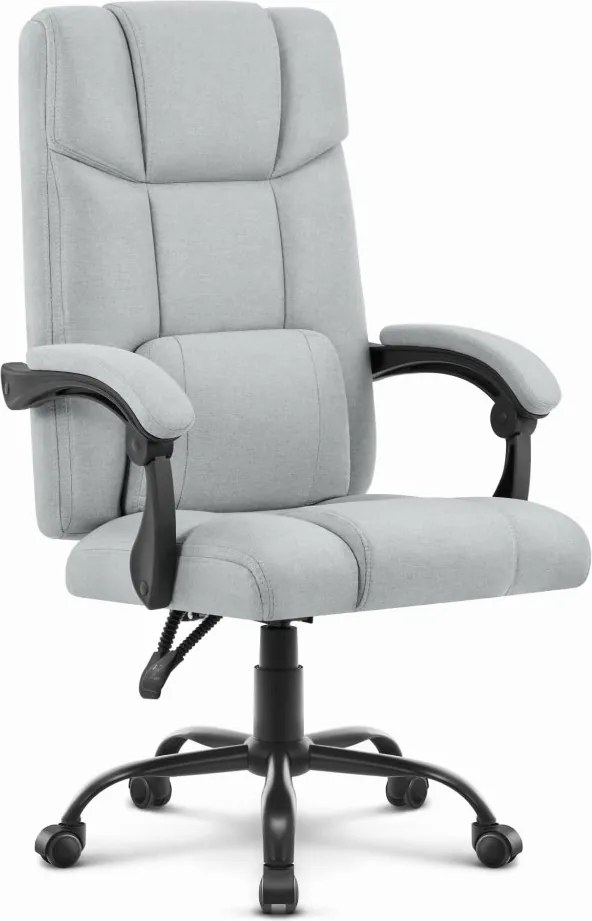 Ергономичен офис стол CABRO C505 до 150 кг сив