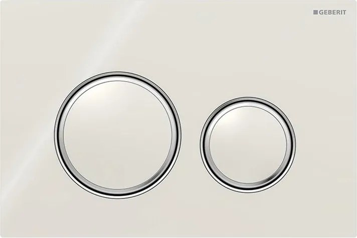Geberit 115.884.JL.1 - бутон за промиване Sigma50 24,6x16,4 cm пясъчно сив/лъскав хром