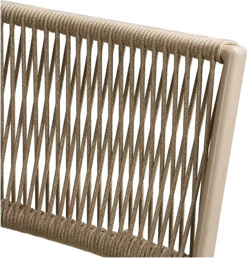 Бежов метален градински комплект за хранене за 2 Arcas – House Nordic