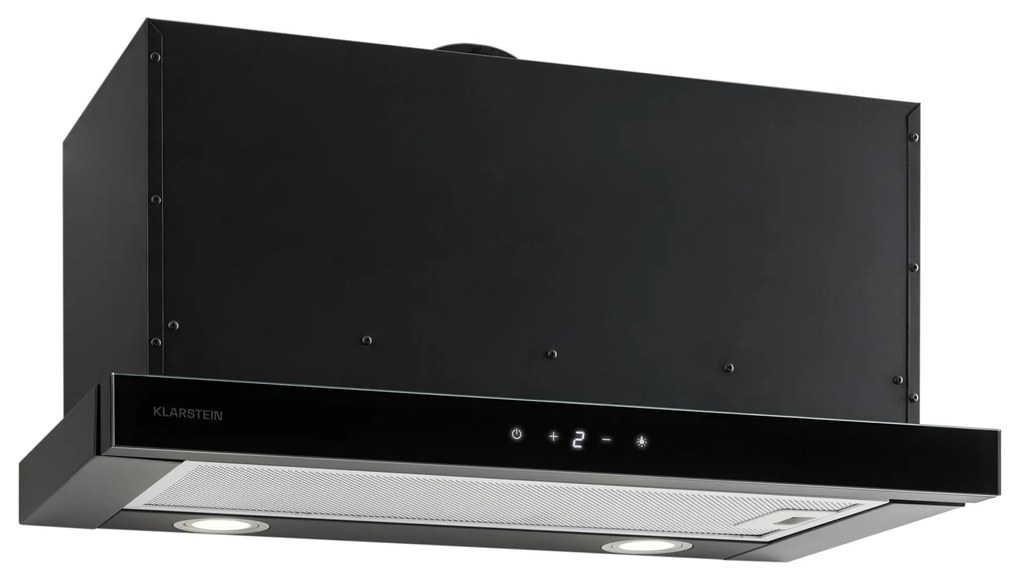 Klarstein Vinea вграден абсорбатор, плоска конструкция, 60 cm, черен
