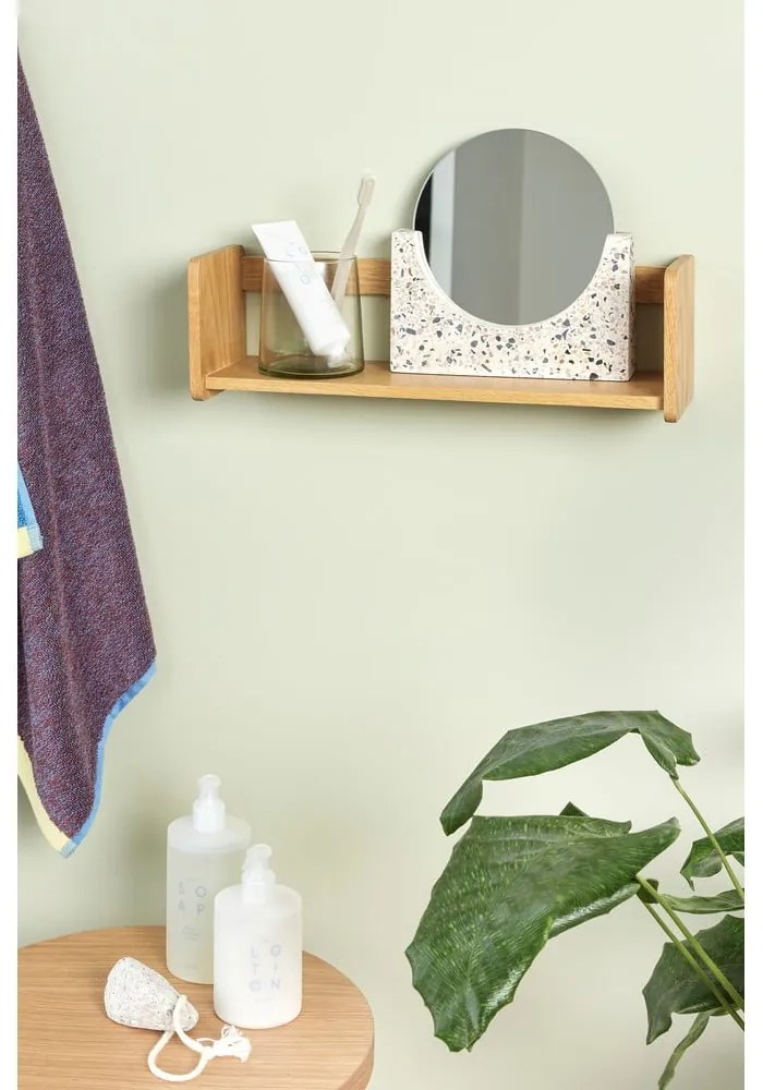 Стенен рафт от дъб Nomad - Hübsch