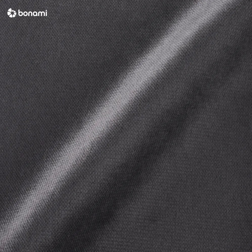 Тъмносив кадифен разтегателен ъглов диван (ляв ъгъл) Lofty Lilly – Miuform