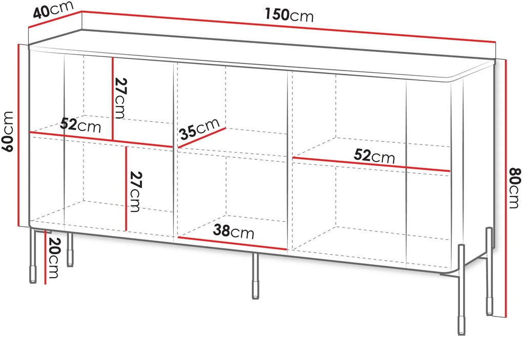 Буфет Вера 150-кашмир