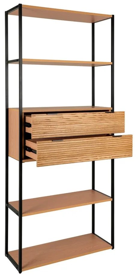 Библиотека от декор от ясен в естествен цвят 84,5x200 cm Minato – House Nordic