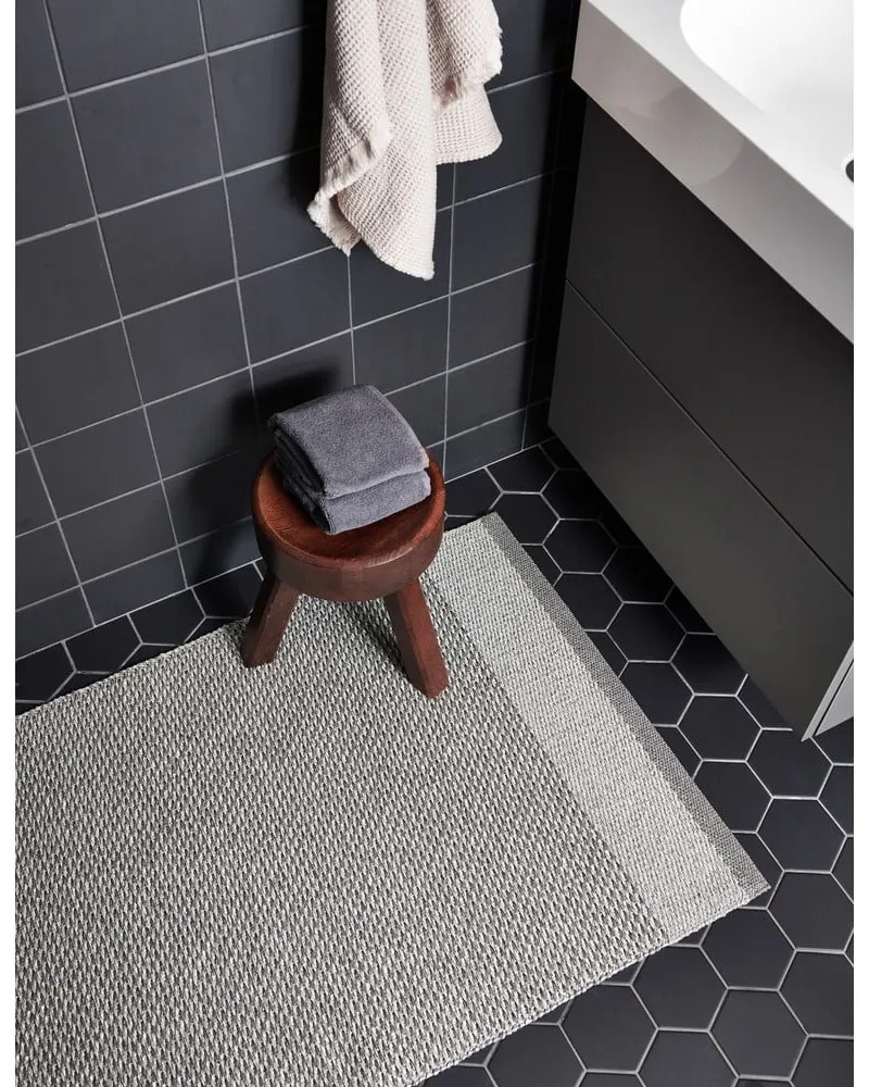 Сив килим за открито и закрито 60x85 cm Edit Warm Grey – Pappelina