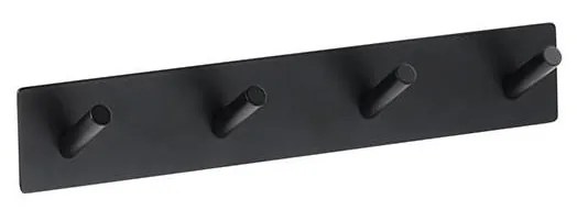 Закачалка 25,5x4,5 см неръждаема стомана/черна