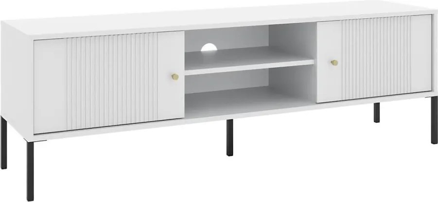 Маса за телевизор LUE бяла/черна