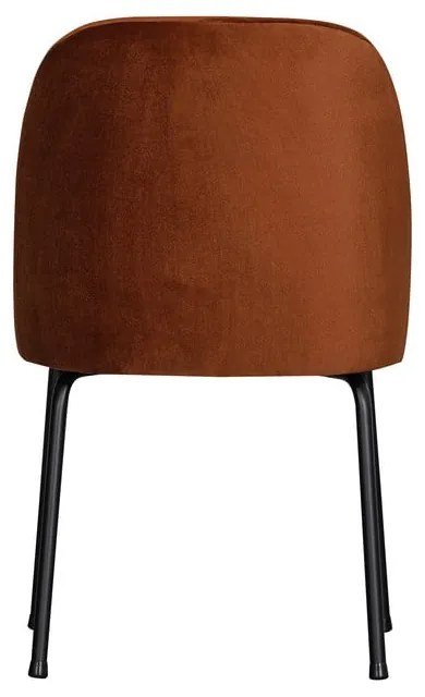 Кадифени трапезни столове в комплект 2 бр. в тухлен цвят Vogue – WOOOD