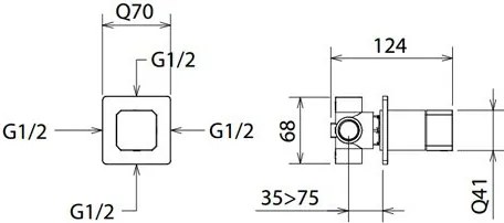 Стенен дефлектор LaTorre Profili plus