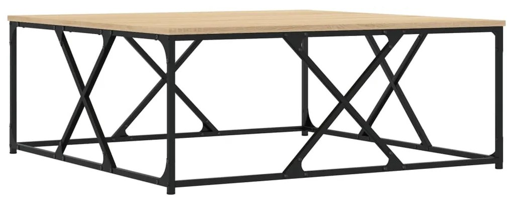 835365 vidaXL Кафе маса, дъб сонома, 100x100x40 см, инженерно дърво