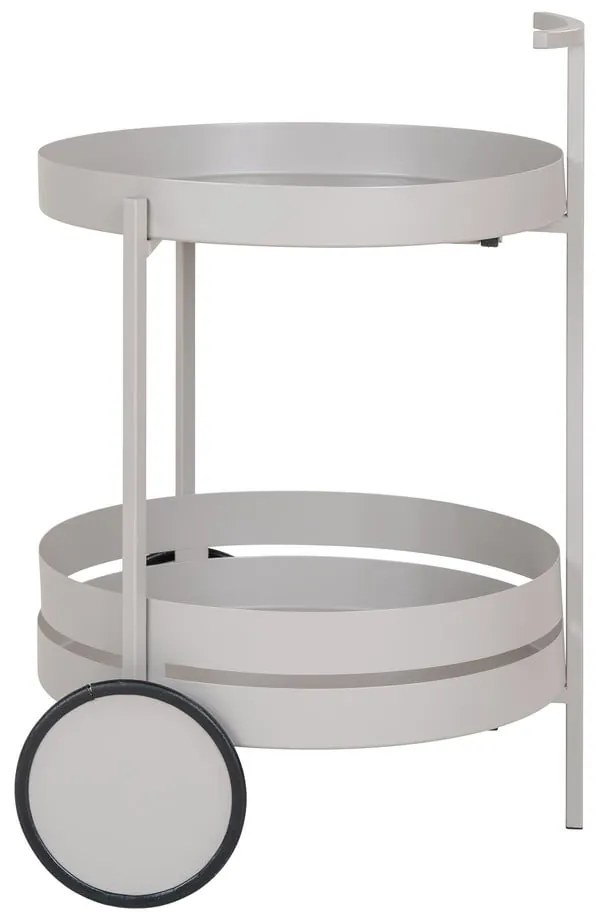 Метална маса за сервиране на колелца 40x49,5 cm Beja – House Nordic