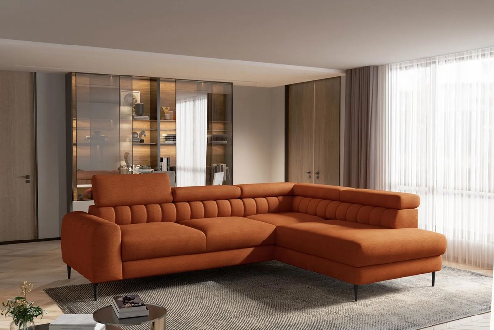 Ъглов диван Teron-Portokali-Left