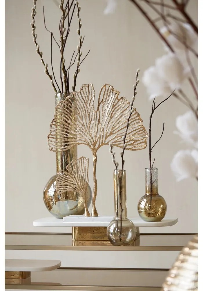 Метална статуя (височина 48 cm) Leaf – Light & Living