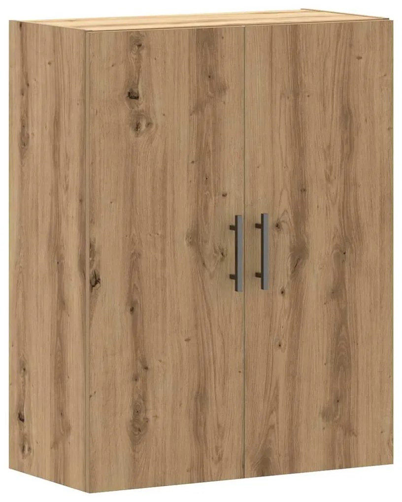 857295 vidaXL Стенни шкафове, дъб артизан, 69,5x34x90 см